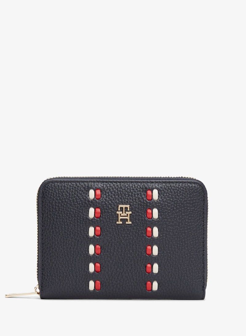 TOMMY HILFIGER Hilfiger Icon TH Monogram Zip-Around Wallet - Image 1